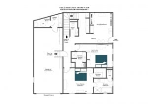 Chalet Face à Face - Ground floor Floorplan