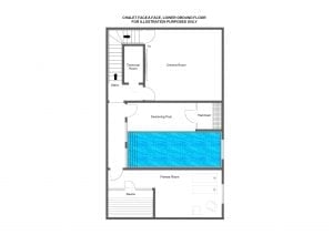 Chalet Face à Face - Lower ground floor Floorplan