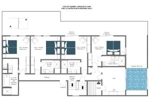 Chalet Genepi - Ground floor Floorplan