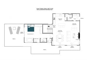 Chalet Grand Coeur - Top floor Floorplan