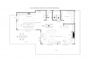 Chalet Les Etrennes - Top floor Floorplan