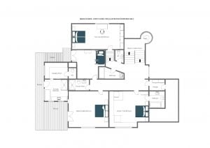 Chalet Maria Schnee - Top floor Floorplan