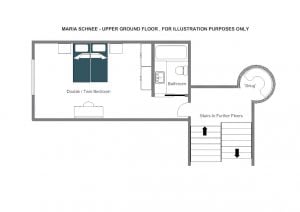 Chalet Maria Schnee - Upper ground floor Floorplan