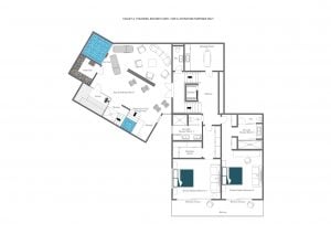 Chalet Mckinley - Second floor  Floorplan