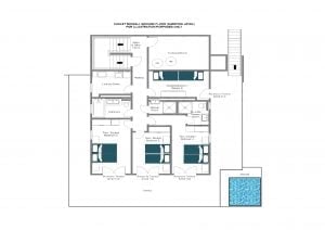 Chalet Mowgli - Ground floor  Floorplan