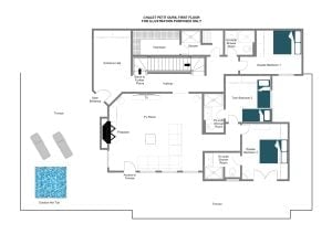 Chalet Petit Ours - First floor Floorplan