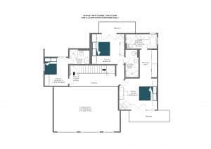 Chalet Petit Ours - Top floor Floorplan