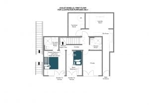 Chalet Roselle - Ground floor Floorplan