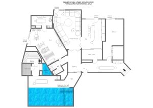 Chalet Vicuña - Lower ground floor Floorplan