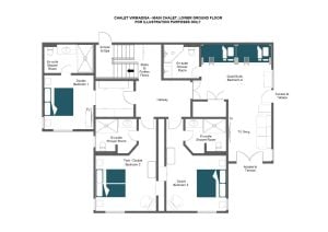 Chalet Virmadisa - Lower ground floor Floorplan