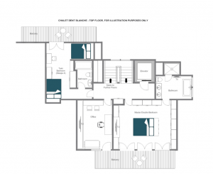 Dent Blanche - Top floor Floorplan