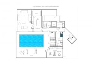 Dent Blanche - Ground floor  Floorplan