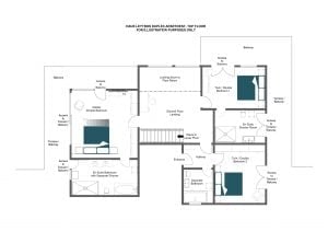 Haus Leytron - Top floor Floorplan