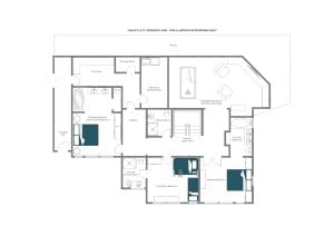 Le Ti - Ground floor  Floorplan