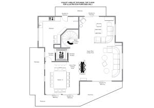 Lord of Snow - Top floor  Floorplan