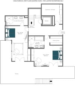 Sirocco - Sleeping floor (1st floor) Floorplan