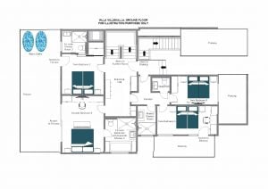 Villa Villekulla - Ground floor Floorplan